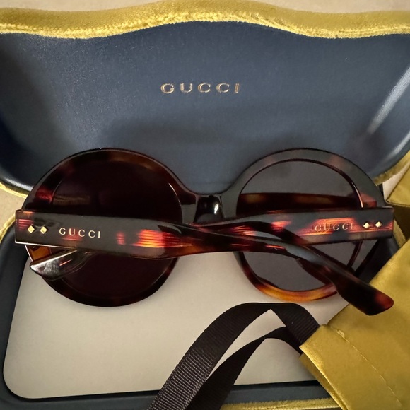 Gucci Womens GG1081S-002 Havana Smoke Sunglasses NWOT Come w/ Case & dust bag - Picture 2 of 8